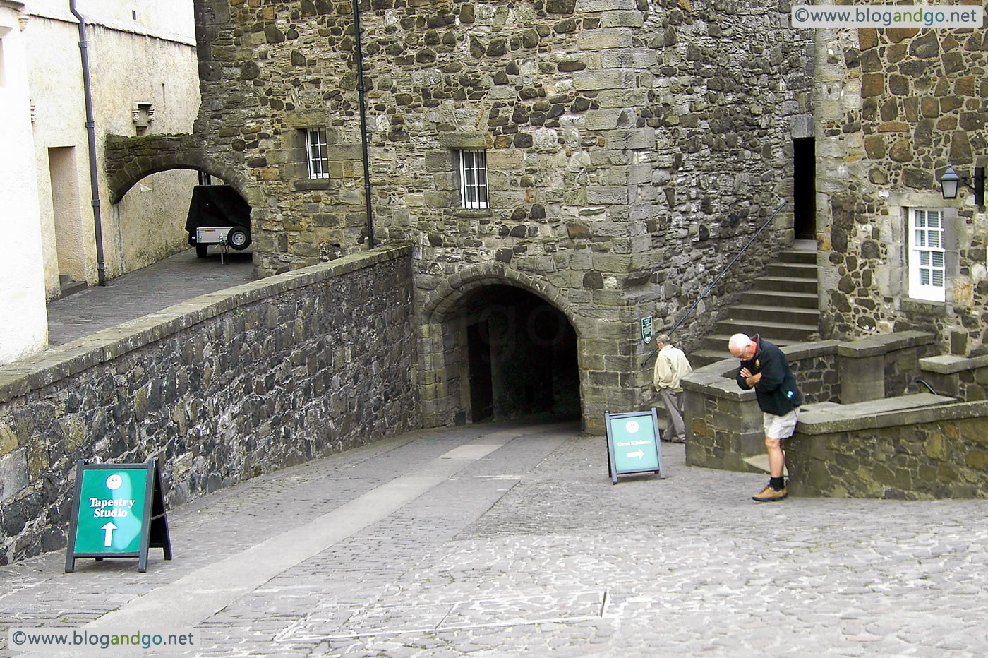 Stirling - The oldest gate in Stirling castle